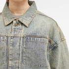 Entire Studios Women's Gem Denim Jacket in Surface Wave