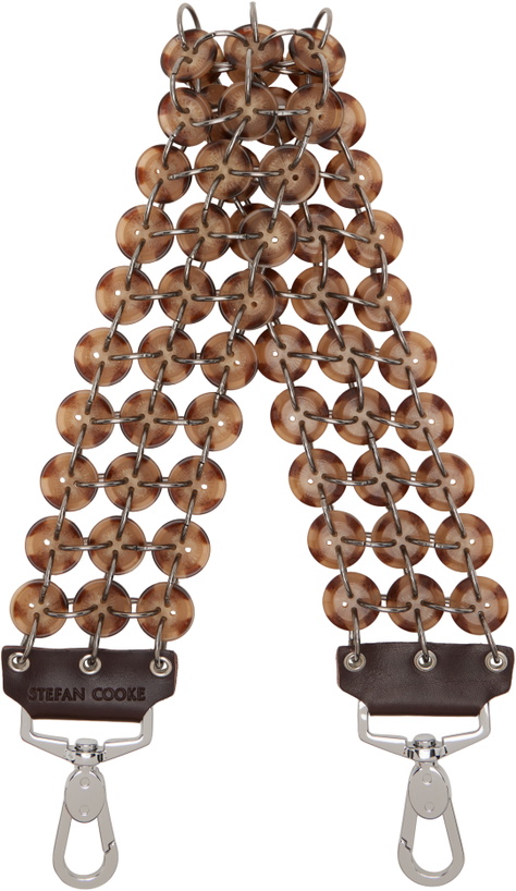Photo: Stefan Cooke Brown Short Button Bag Strap