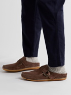 Quoddy - Legacy Suede Slippers - Brown