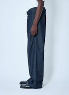 Mugler Belted Denim Jeans