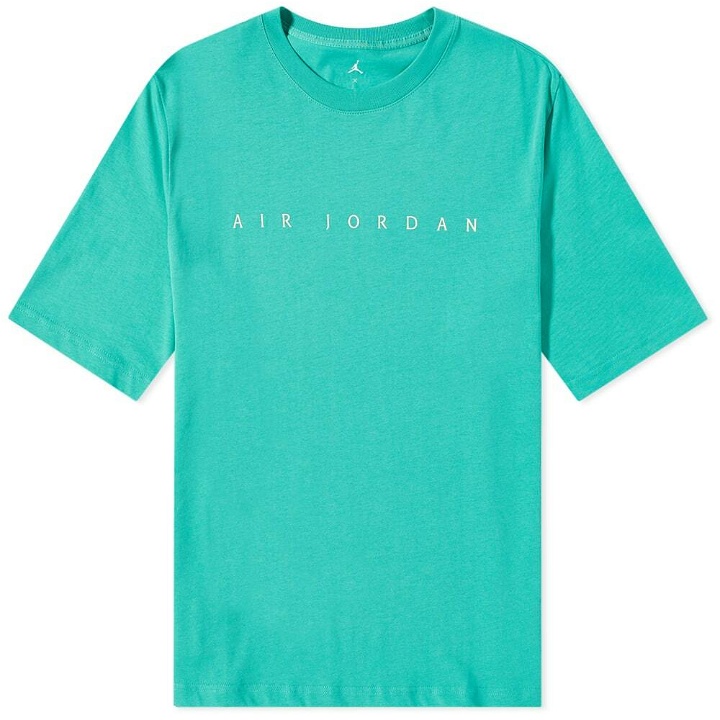 Photo: Air Jordan x Union T-Shirt in Kinetic Green/Coconut Milk