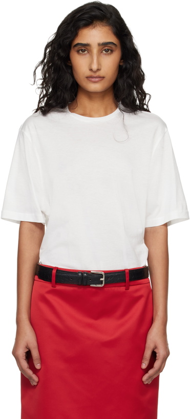 Photo: The Frankie Shop White Harper Soft Organic T-shirt