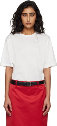 The Frankie Shop White Harper Soft Organic T-shirt