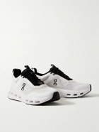 ON - Cloudnova X Rubber-Trimmed Mesh Running Sneakers - White