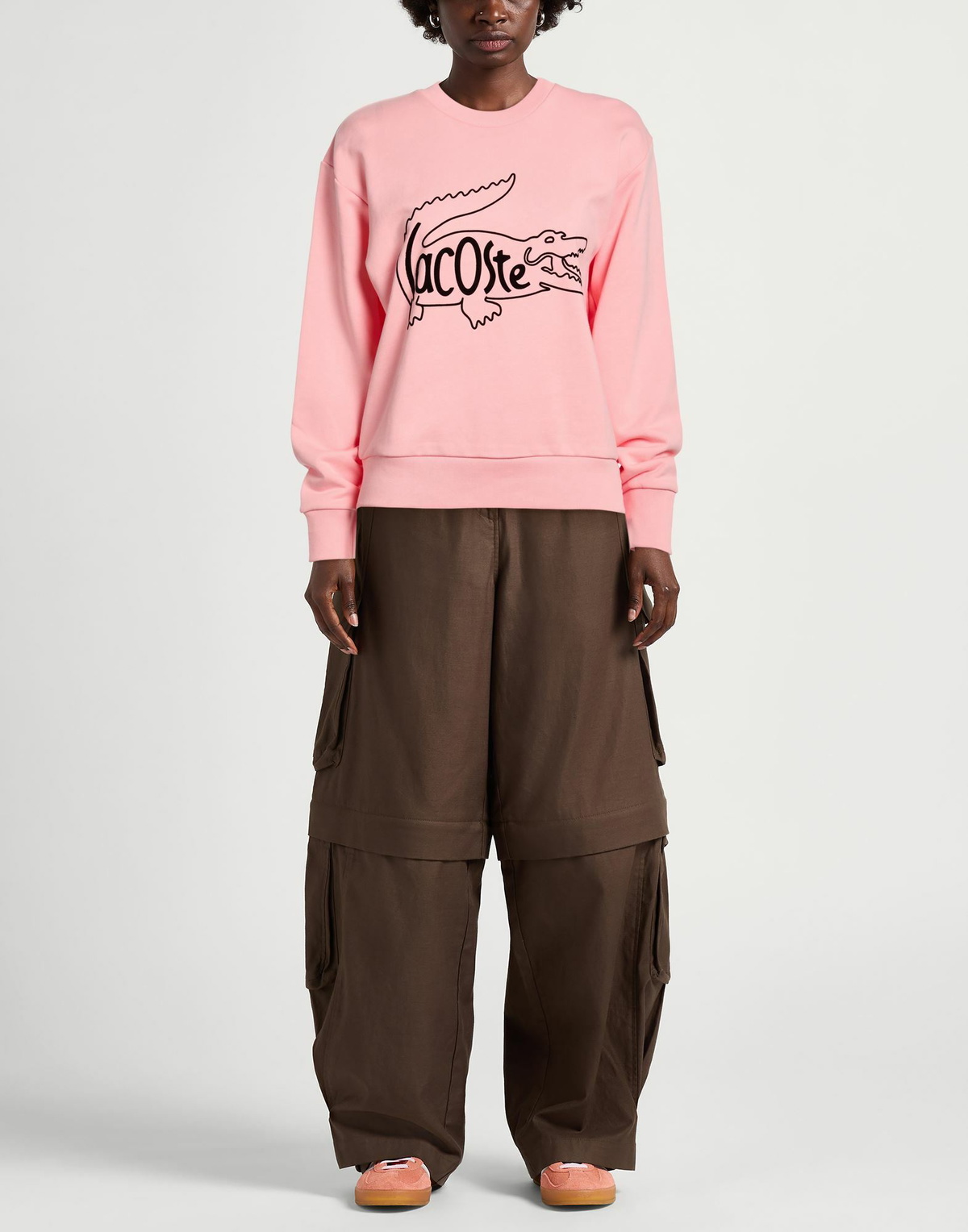 Lacoste Womens Sweatshirt in Pink