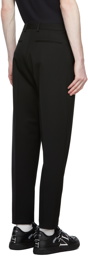 Valentino Black Pantalone Slim Leg Trousers