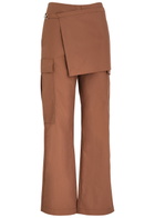 Paris Georgia Elliot Layered Shell Trousers Terracotta