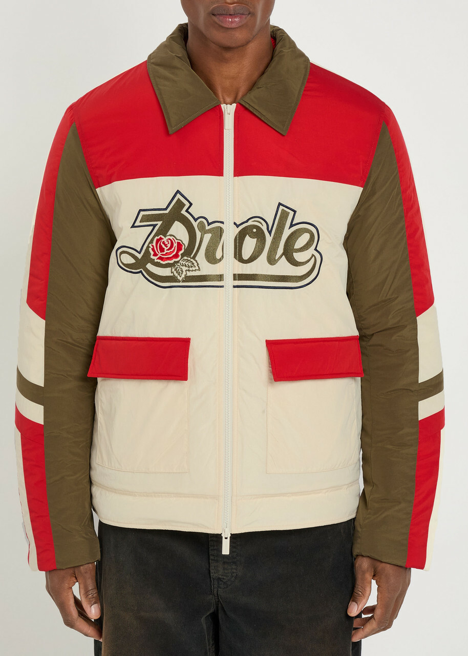 DRÔLE DE Monsieur La Veste Racing Padded Shell Jacket Red