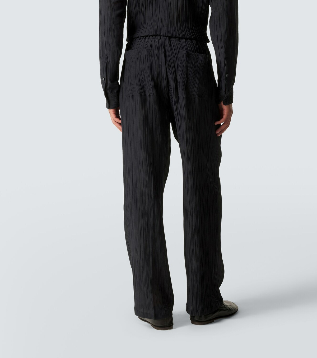 Umit Benan Julian linen and cotton straight pants