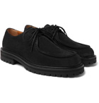 Mr P. - Jacques Suede Derby Shoes - Black