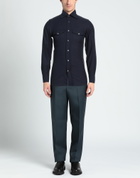 Dunhill Mens Shirt Midnight in Blue