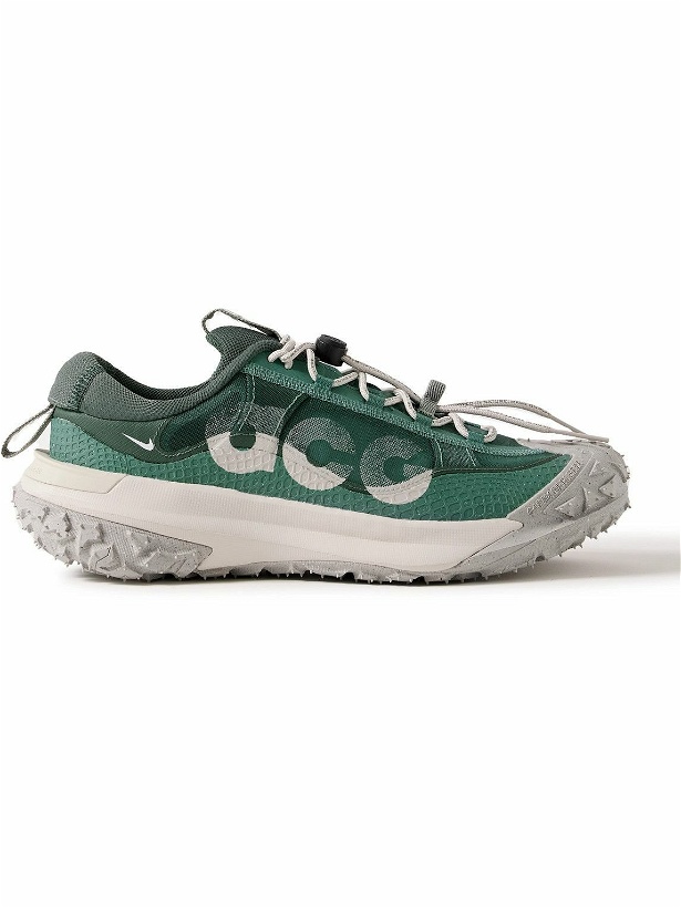 Photo: Nike - ACG Mountain Fly 2 Low Rubber-Trimmed Mesh Sneakers - Green
