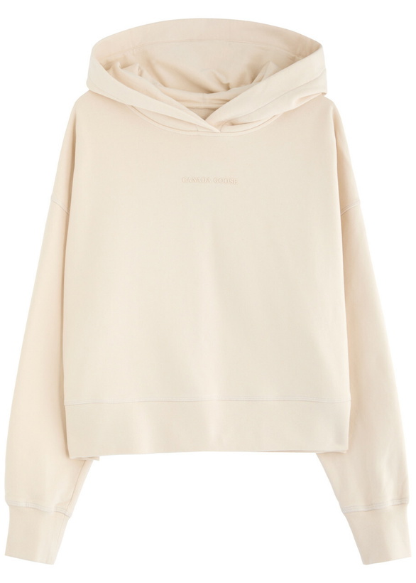 Photo: Canada Goose Muskoka Hooded Cotton Sweatshirt Cream