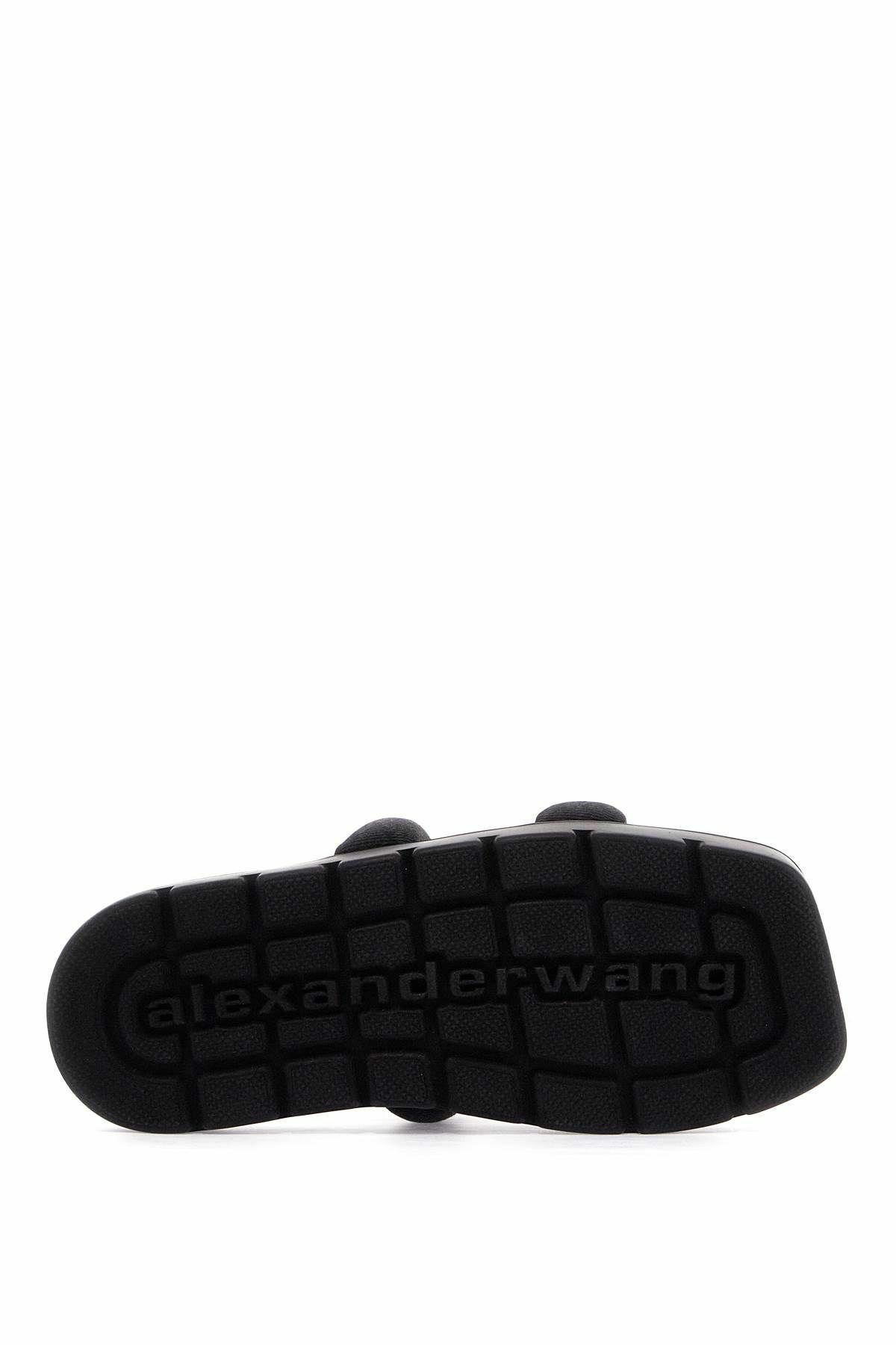 ALEXANDER WANG "denim jay slides Black