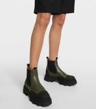 Ganni Leather Chelsea boots