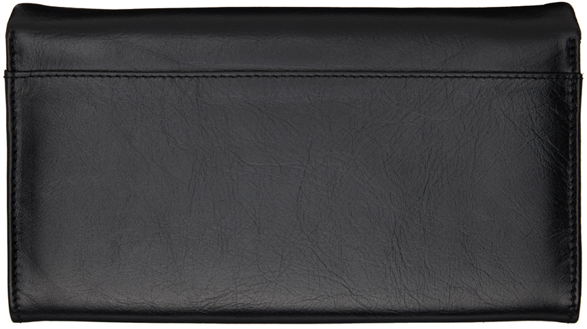 AMI Alexandre Mattiussi Black Voulez-Vous Continental Wallet