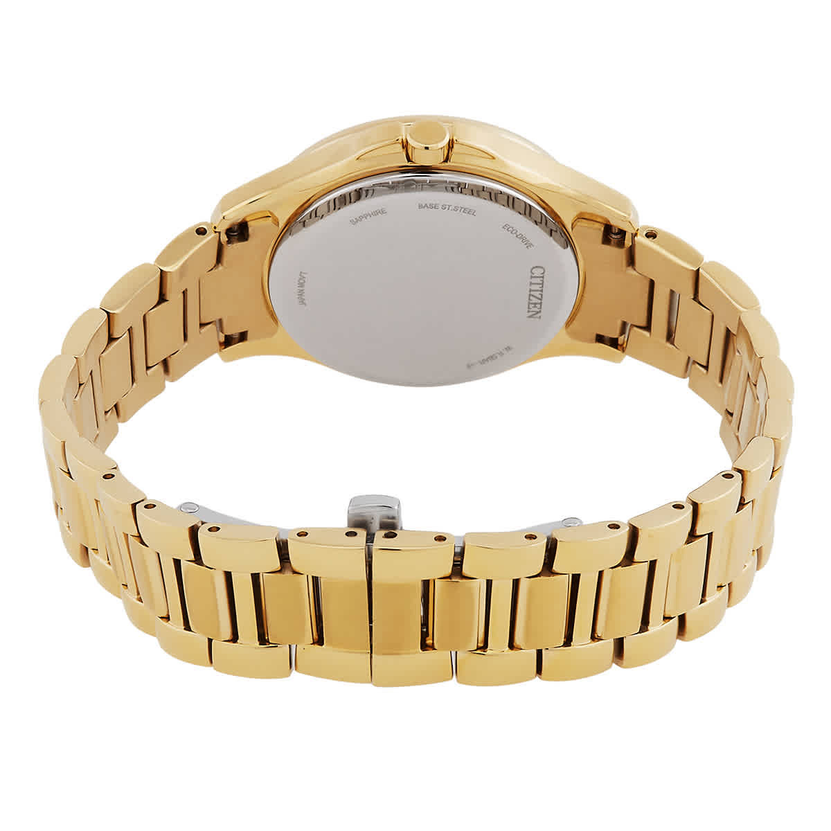 Citizen Eco-Drive Crystal Mother of Pearl Dial Ladies Watch EW2642-59D