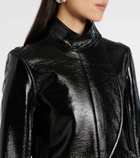 Courrèges Coated canvas biker jacket