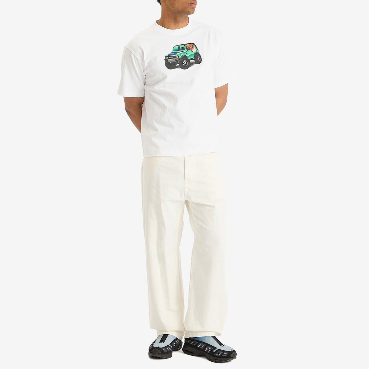 MARKET Men's 4X4 Bear T-Shirt in White