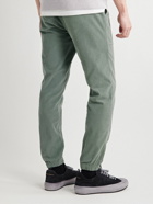 Onia - Tapered Cotton-Corduroy Trousers - Blue