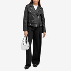 Anine Bing Women's Benjamin Moto Leather Jacket in Black