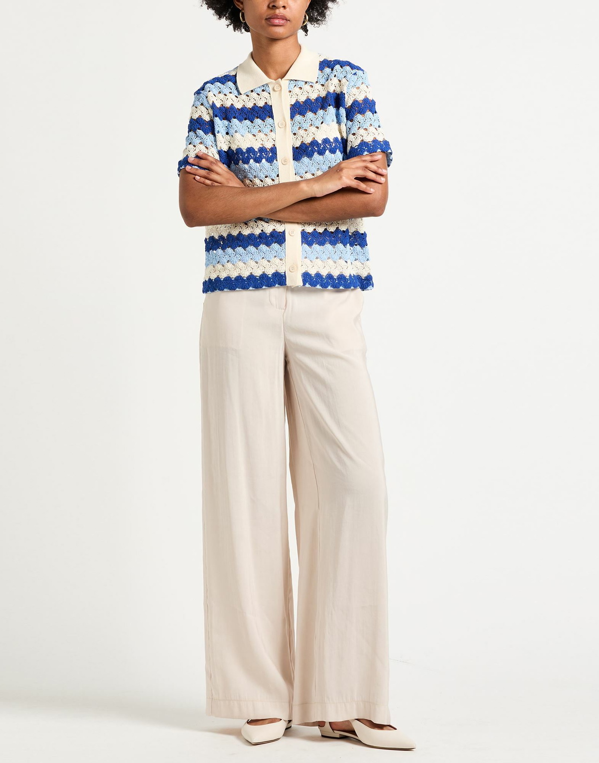 Jijil Womens Pants Ivory