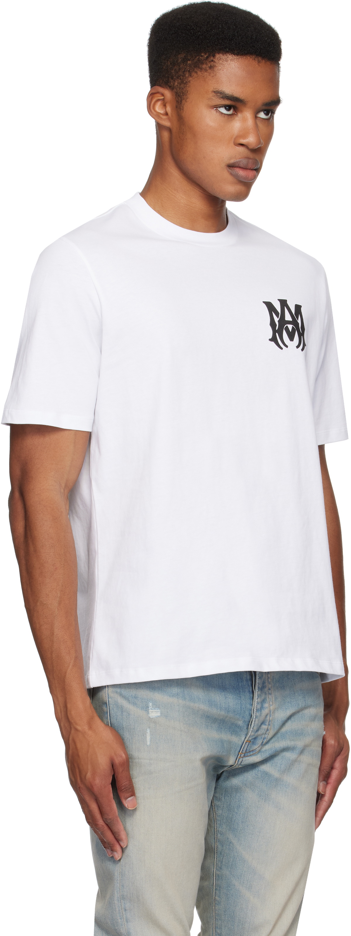 【国内正規】AMIRI MA CORE LOGO TEE ホワイト Sサイズ AMIRI White 'MA' Core Logo T-shirt Amiri