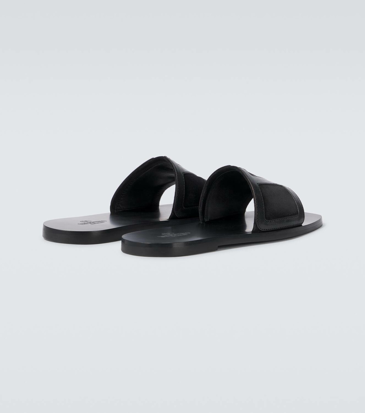 Valentino Garavani Viva Superstar leather and suede slides