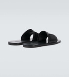Valentino Garavani Viva Superstar leather and suede slides
