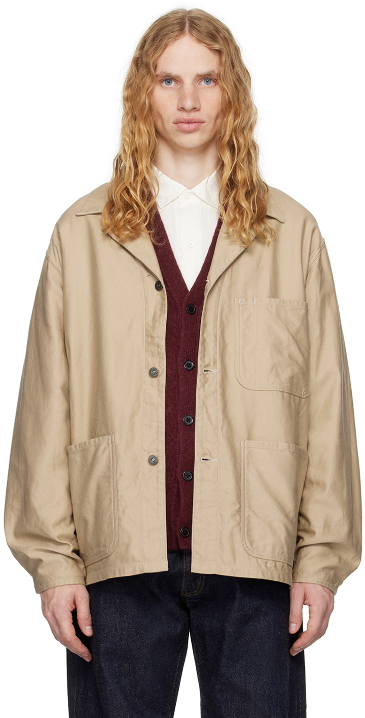 KAPTAIN SUNSHINE Beige Coverall Jacket