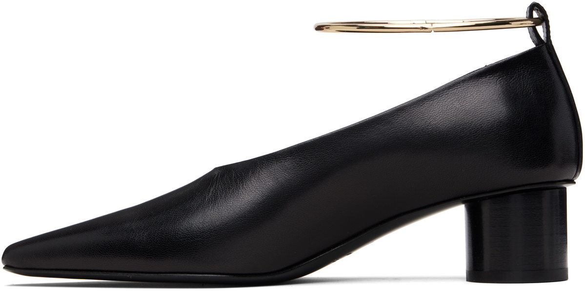 Jil Sander Black Ring Heels