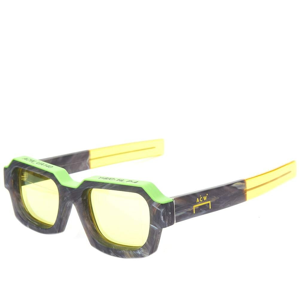 Photo: A-COLD-WALL* x Retrosuperfuture Caro Sunglasses in Volt Yellow