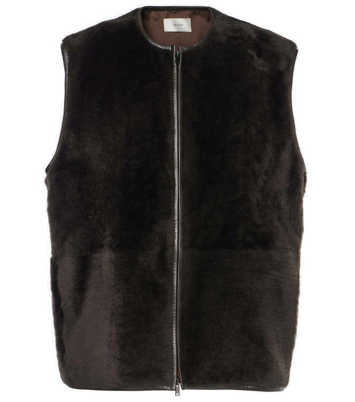 Photo: The Row Andi shearling vest
