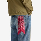 Drake's Men's Classic Paisley Bandana in Red 