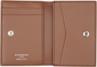 Givenchy Tan Flap Card Holder