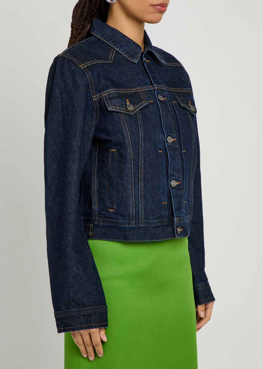 Khaite Augustine Denim Jacket Indigo