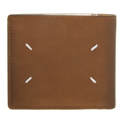 Maison Margiela Brown and Copper Bifold Wallet