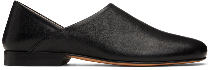 Photo: LEMAIRE Black Leather Slippers