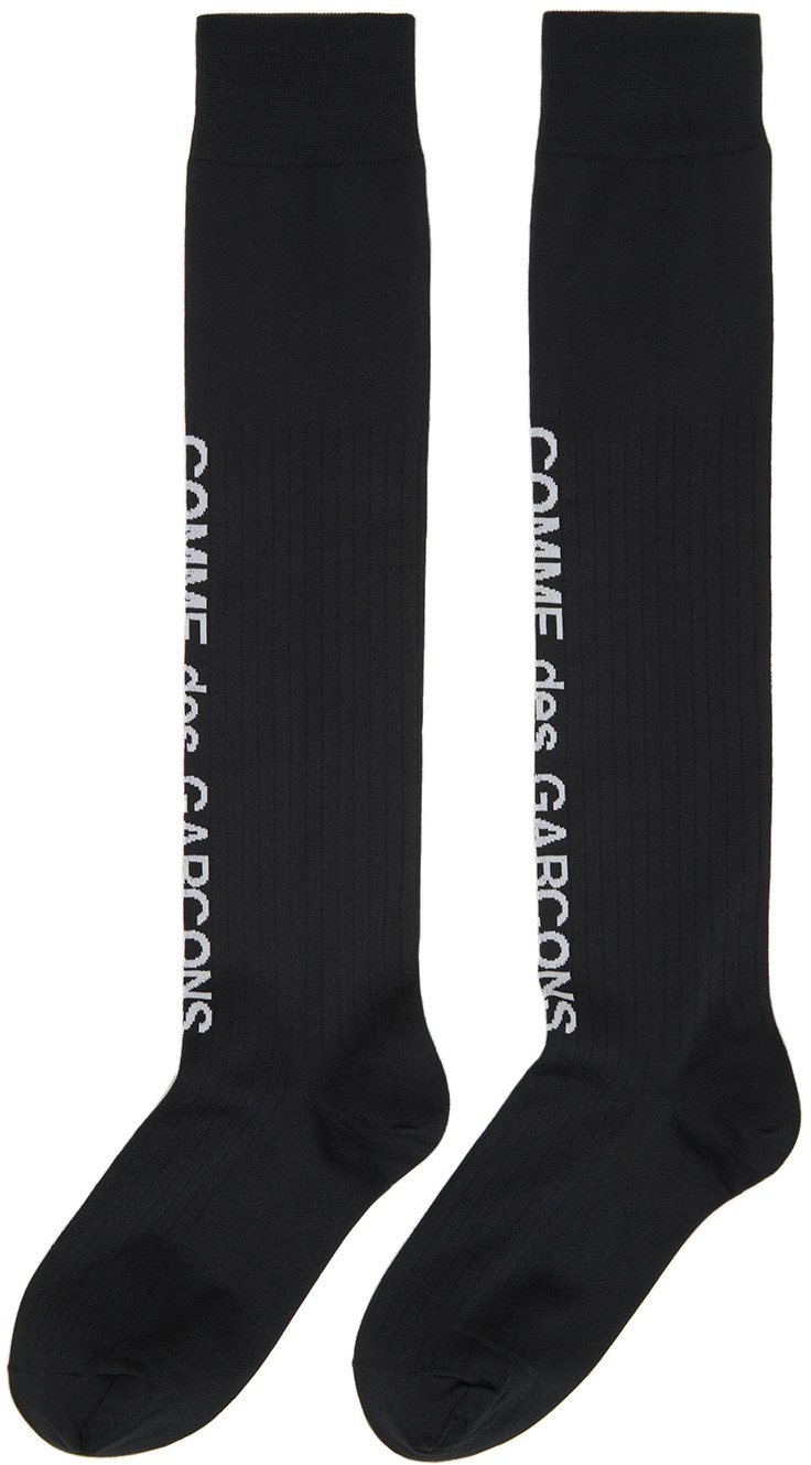 Comme des Garçons Homme Plus Black Logo Socks Comme des Garcons Homme Plus