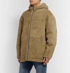 Isabel Marant - Reversible Hooded Shearling Coat - Beige