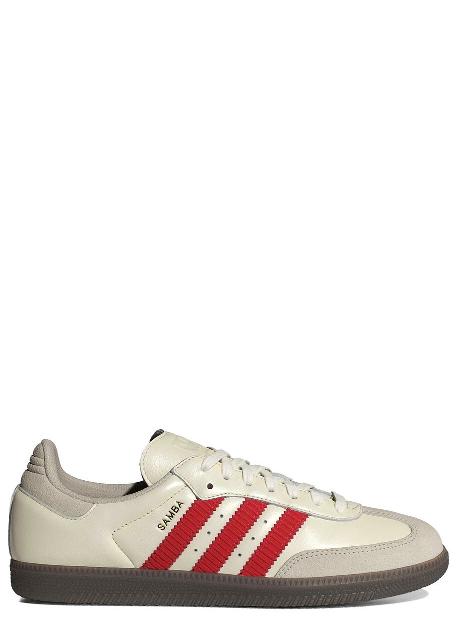 Adidas Samba OG Leather Sneakers Cream