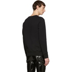 Alexander McQueen Black Embroidered Logo Sweatshirt