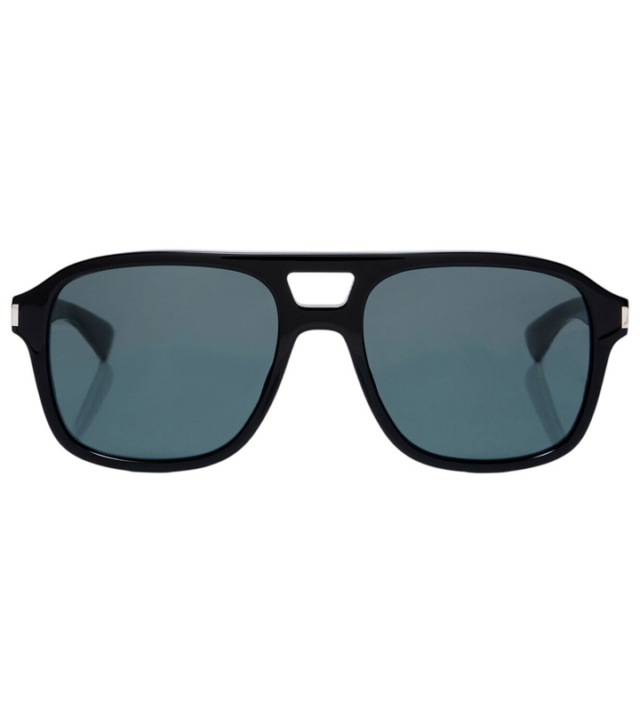 Photo: Saint Laurent Corner Angle aviator sunglasses