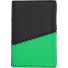 Loewe Green and Blue Puzzle Bifold Wallet