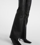 AG Jeans Sophie leather bootcut pants