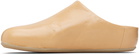 MM6 Maison Margiela Beige Factory Sabot Loafers