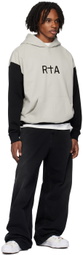 RTA Gray & Black Oversized Hoodie