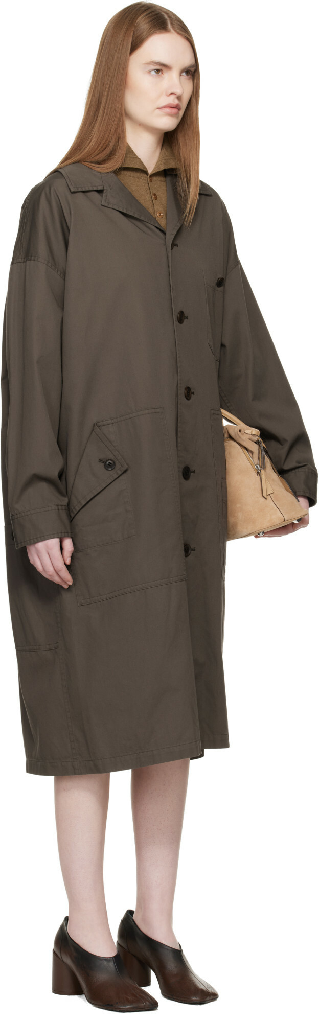 Y's Khaki 5-Pocket Coat