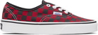 Valentino Garavani Red Vans Edition Low-Top VLogo Checkerboard Sneakers