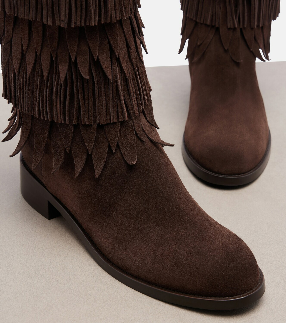 Aquazzura Maverick fringed suede boots